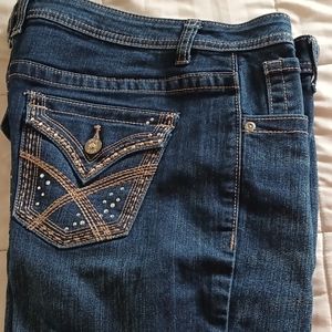 Apt 9 bootcut jeans with embellished pockets
